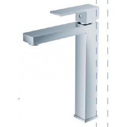 Carrena Tall Basin Mixer With Clicker Waste