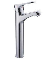 Hedon Tall Basin Mixer With Clicker Waste